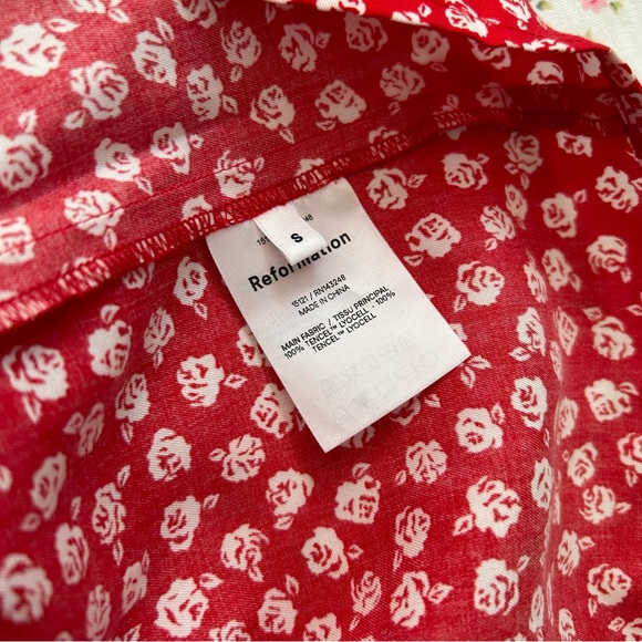 🌷Reformation Lou Lou Dress in Cassie - Picture 5 of 8